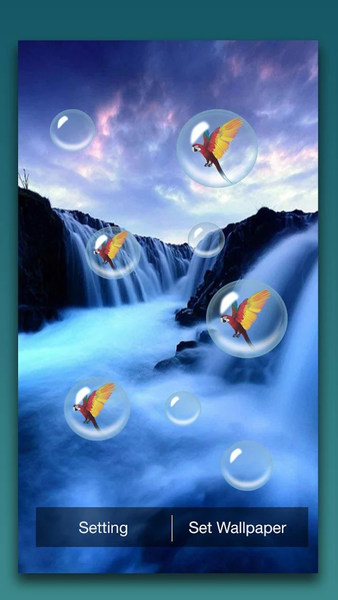 Waterfall Live Wallpaper - Image screenshot of android app