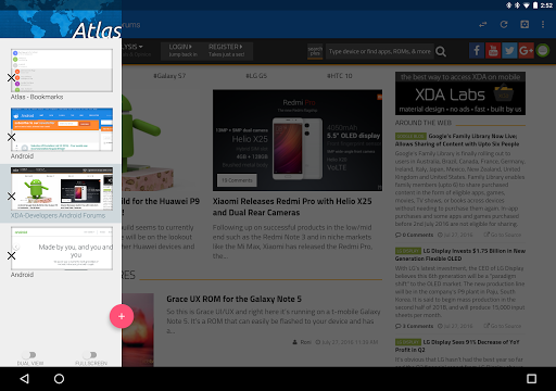 Atlas Web Browser - Image screenshot of android app