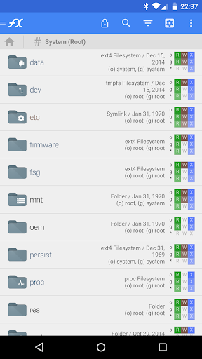 File Explorer (Root Add-On) - Image screenshot of android app