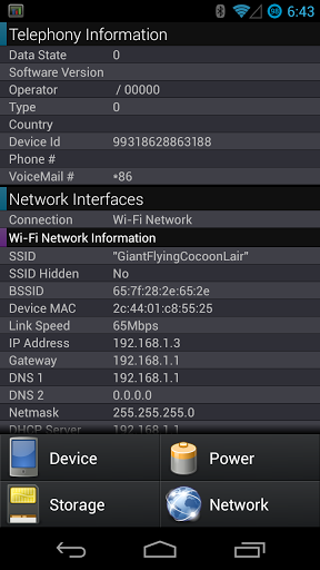 SystemPanel Lite - Image screenshot of android app