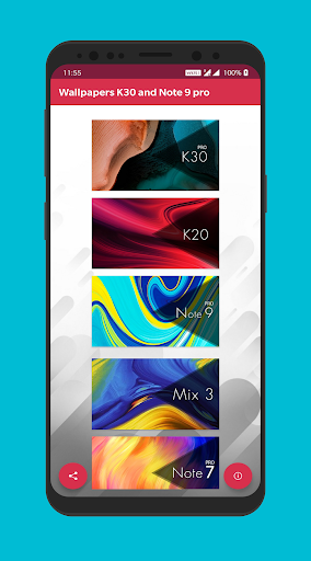 Wallpaper Redmii Note 9 Pro and  K30 Pro - Image screenshot of android app