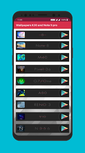 Wallpaper Redmii Note 9 Pro and K30 Pro - Image screenshot of android app