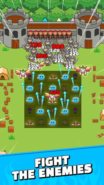 Plant Legends: Merge & Defense - Gameplay image of android game
