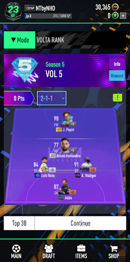 NHDFUT ۲۳ Draft & Packs - عکس بازی موبایلی اندروید