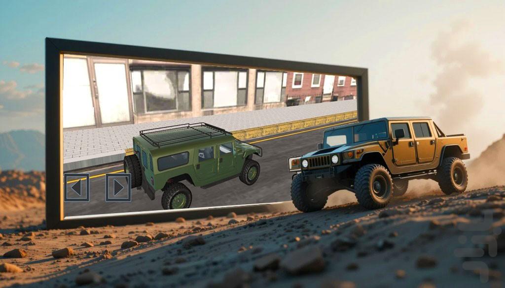 بازی ماشین آفرود | ماشین بازی - Gameplay image of android game