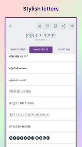 Stylish Name Generator, Apps