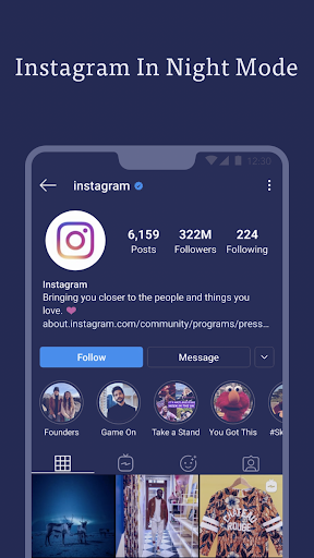 Dark Mode - عکس برنامه موبایلی اندروید
