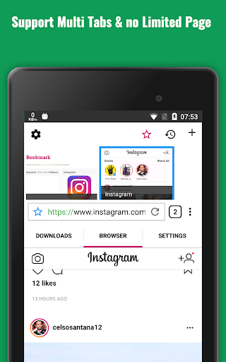 Video Downloader, برنامج تنزيل - عکس برنامه موبایلی اندروید