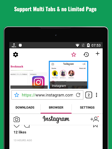 Video Downloader, برنامج تنزيل - عکس برنامه موبایلی اندروید