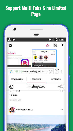 Video Downloader, برنامج تنزيل - عکس برنامه موبایلی اندروید