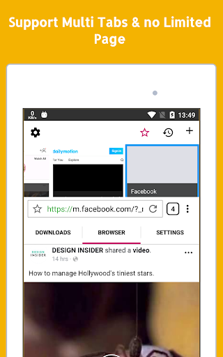Video Downloader, برنامج تنزيل - عکس برنامه موبایلی اندروید