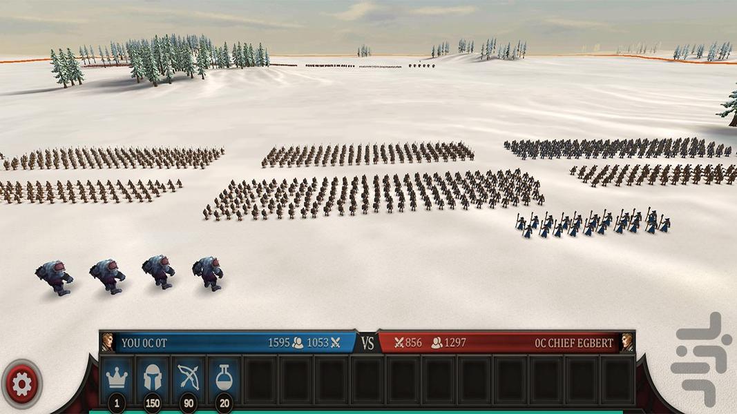 بازی استراتژیکی جنگی - Gameplay image of android game