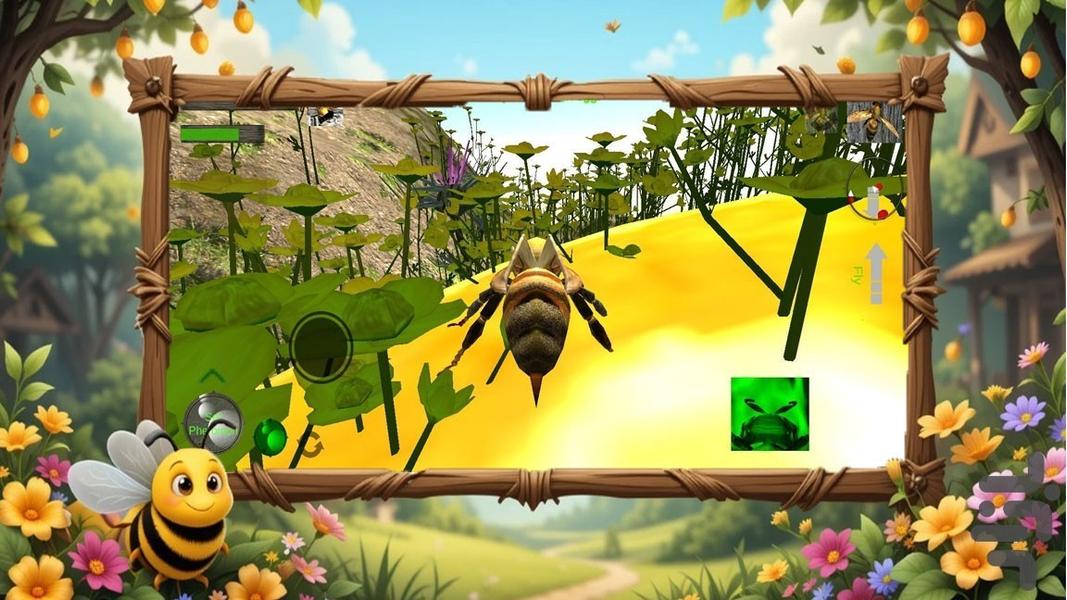 زنبور بازی - Gameplay image of android game