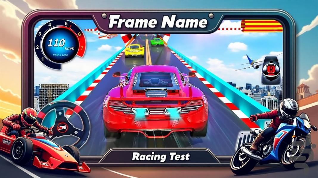 ماشین بازی مسابقه - عکس بازی موبایلی اندروید