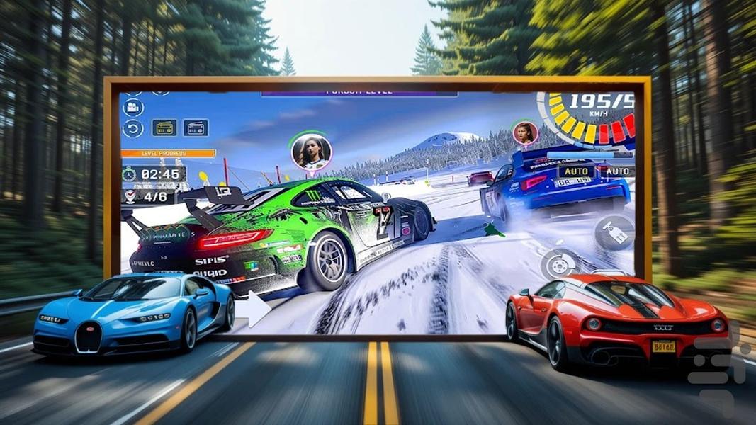 ماشین بازی جنگلی - Gameplay image of android game