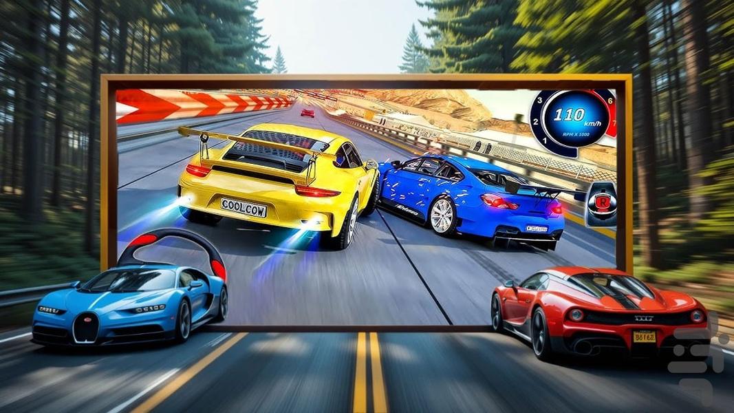 ماشین بازی جنگلی - Gameplay image of android game