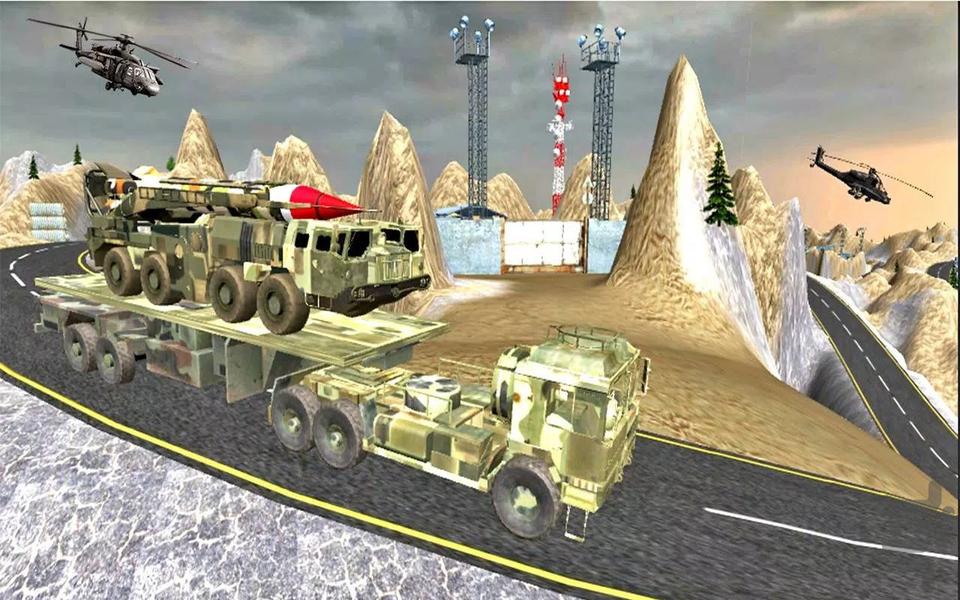 بازی حمل ماشین نظامی جدید - عکس بازی موبایلی اندروید