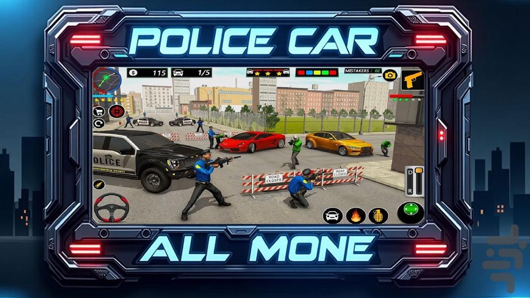 ماشین پلیس : بازی ماشینی - Gameplay image of android game