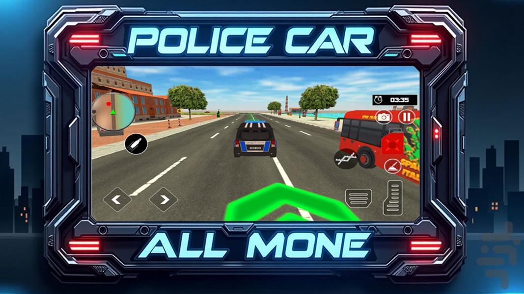 بازی ماشین پلیس - Gameplay image of android game