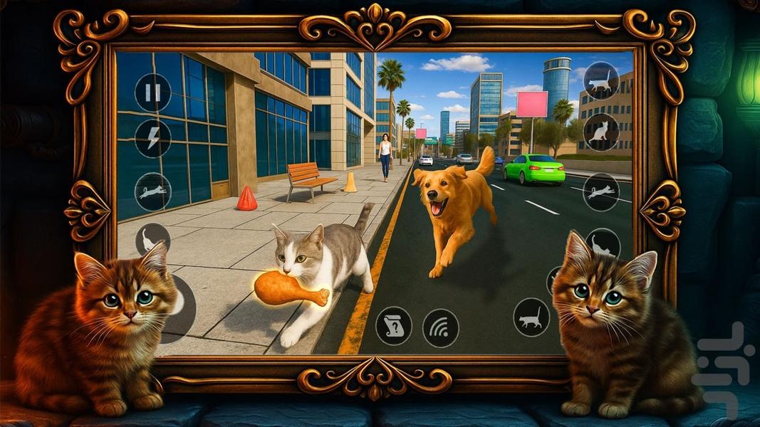 گربه بازی - Gameplay image of android game
