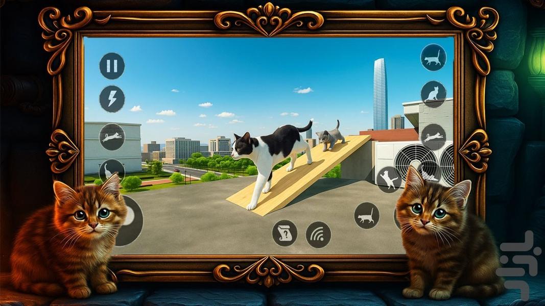 گربه بازی - Gameplay image of android game