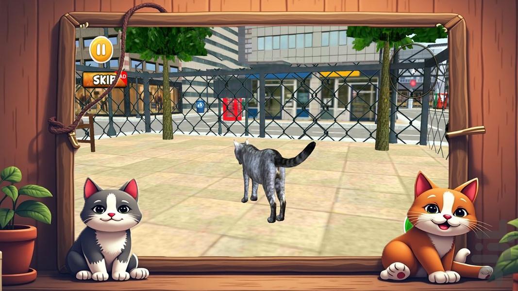 بازی گربه - Gameplay image of android game