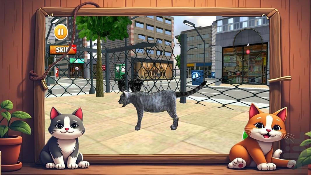 بازی گربه - Gameplay image of android game