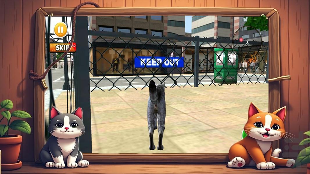 بازی گربه - Gameplay image of android game