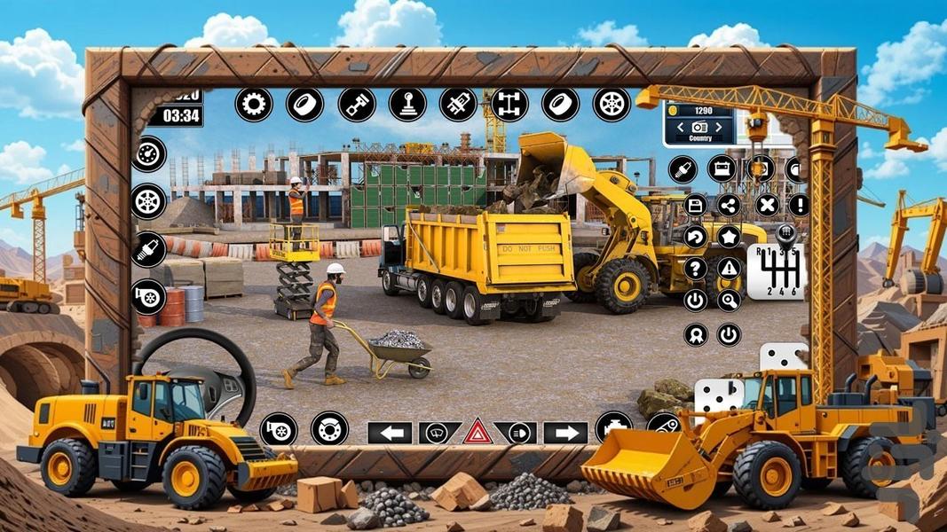 بازی خانه سازی - Gameplay image of android game