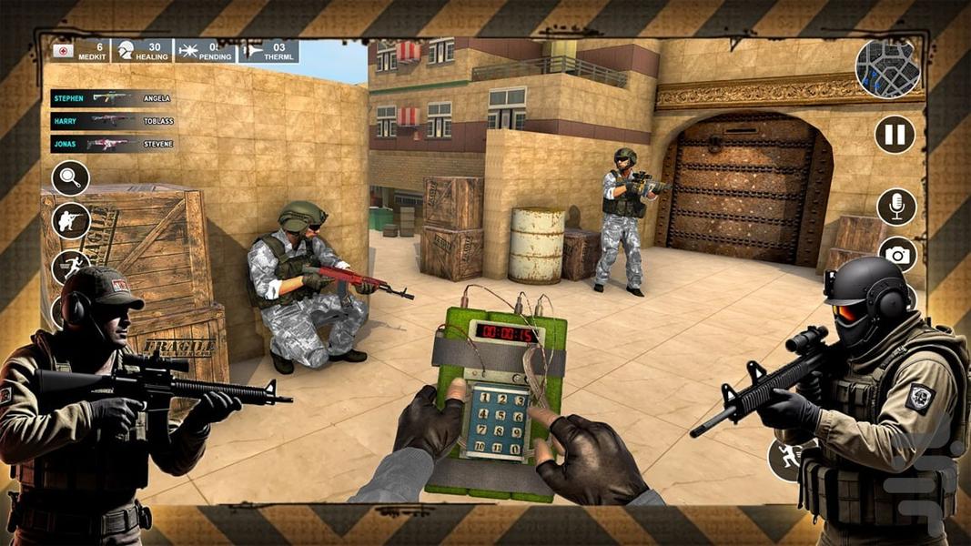 بازی جنگ جهانی - Gameplay image of android game