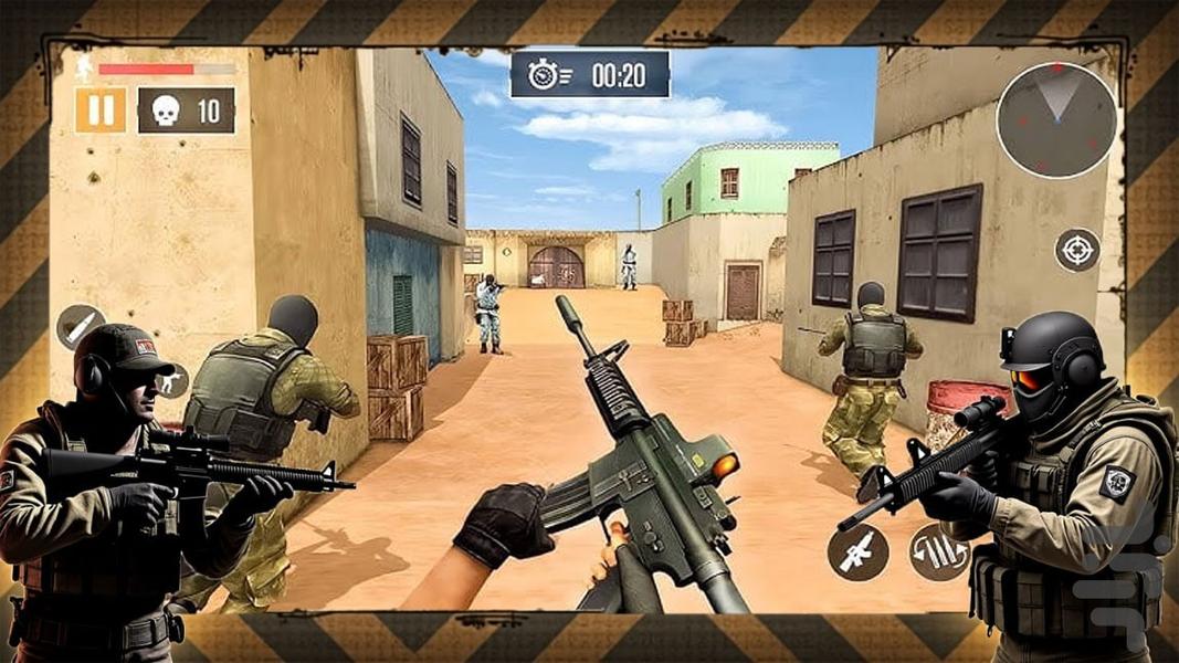 بازی جنگ جهانی - Gameplay image of android game