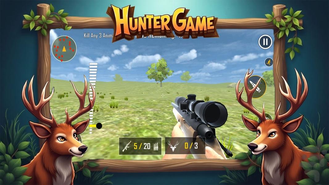 بازی شکارچی - Gameplay image of android game