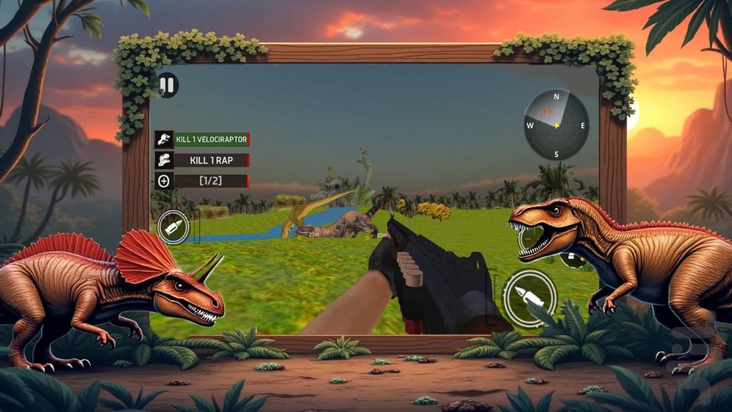 بازی دایناسور - عکس بازی موبایلی اندروید