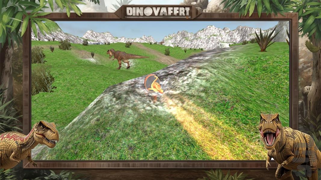 بازی دایناسور - Gameplay image of android game