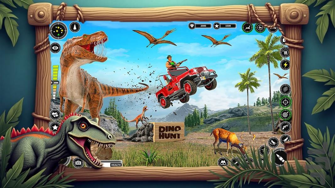 بازی دایناسوری - Gameplay image of android game