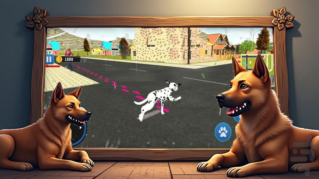 سگ بازی - Gameplay image of android game