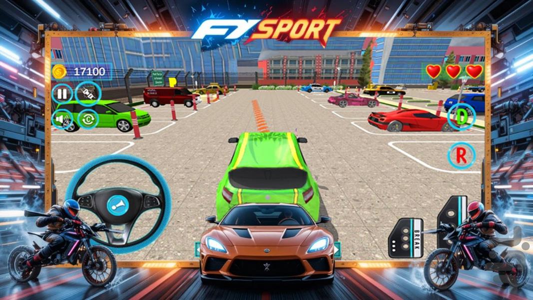 بازی ماشین اسپرت - Gameplay image of android game