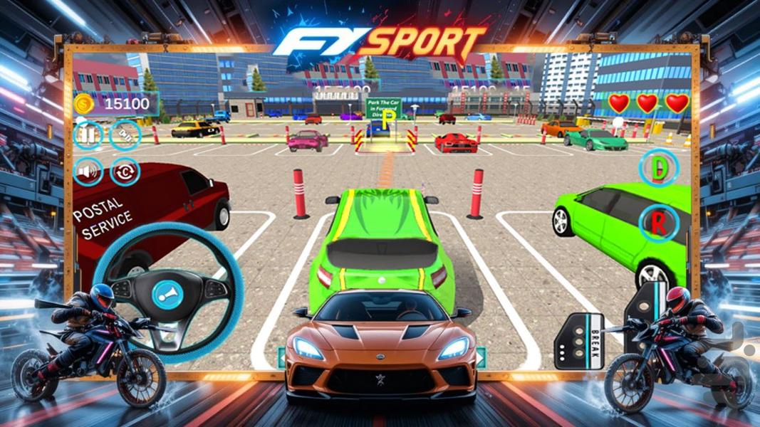 بازی ماشین اسپرت - Gameplay image of android game