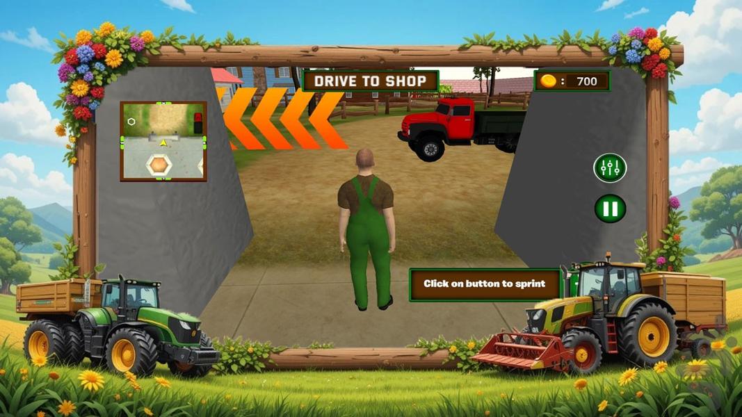 بازی مزرعه داری - Gameplay image of android game
