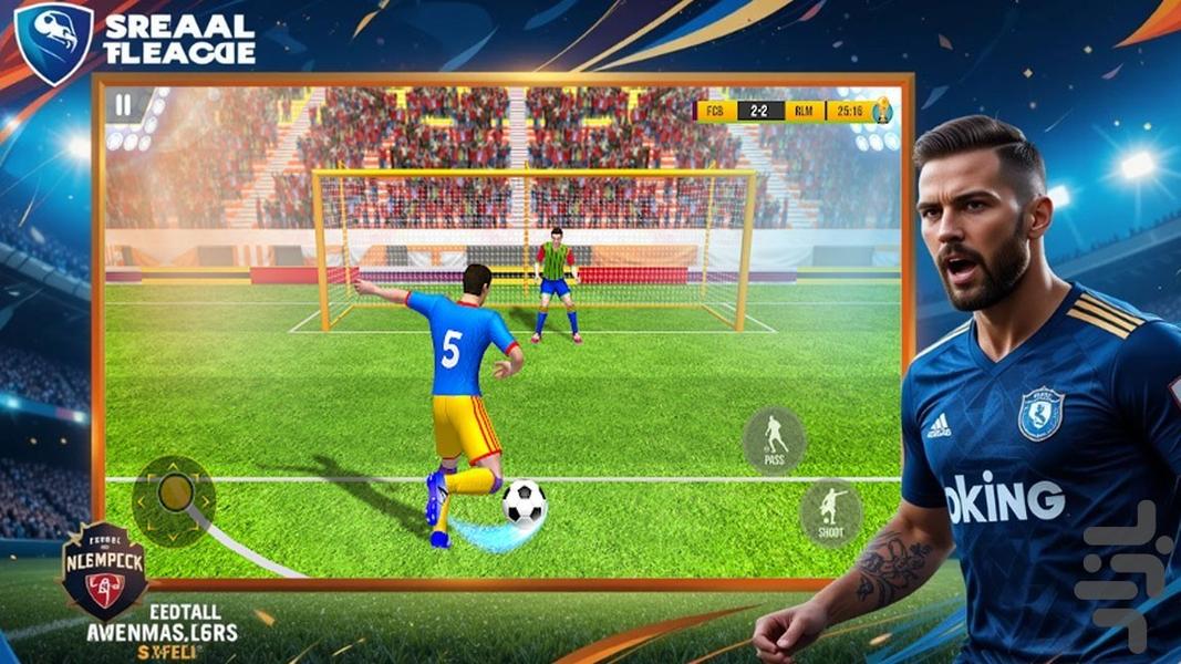بازی دریم لیگ - Gameplay image of android game