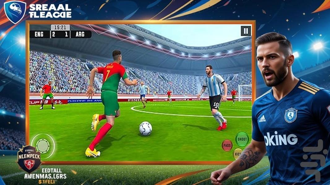 بازی دریم لیگ - Gameplay image of android game