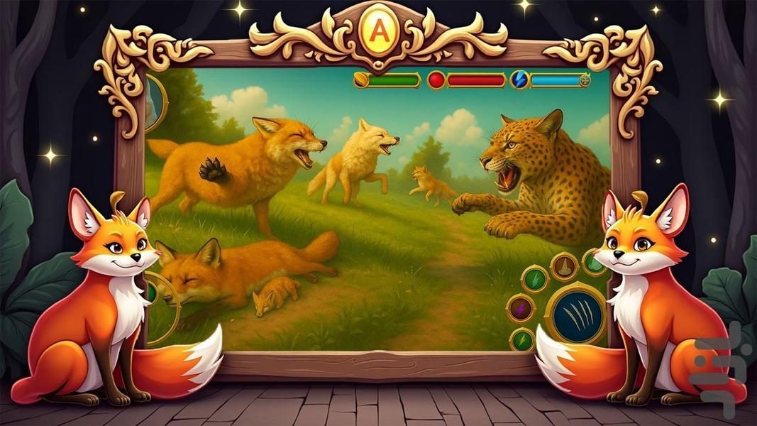 بازی روباه - Gameplay image of android game