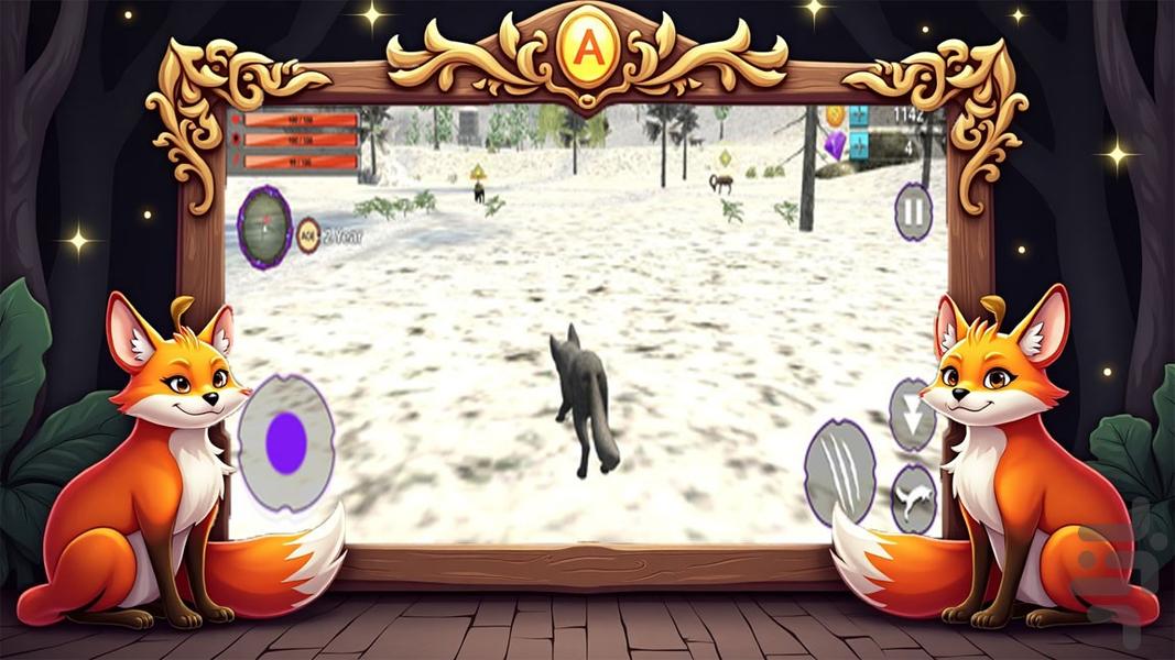 بازی روباه - Gameplay image of android game