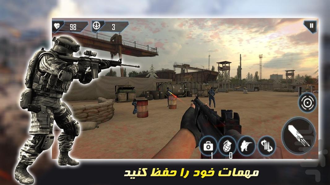 تفنگ بازی کانتر | بازی جدید - عکس بازی موبایلی اندروید