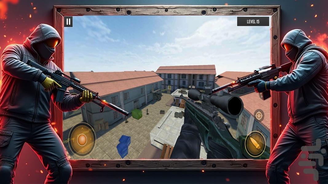 تفنگ بازی خفن - Gameplay image of android game