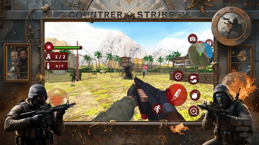بازی کانتر 2 - Gameplay image of android game