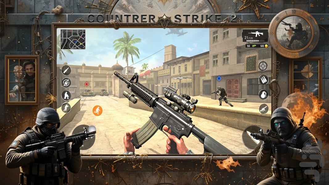 بازی کانتر 2 - Gameplay image of android game