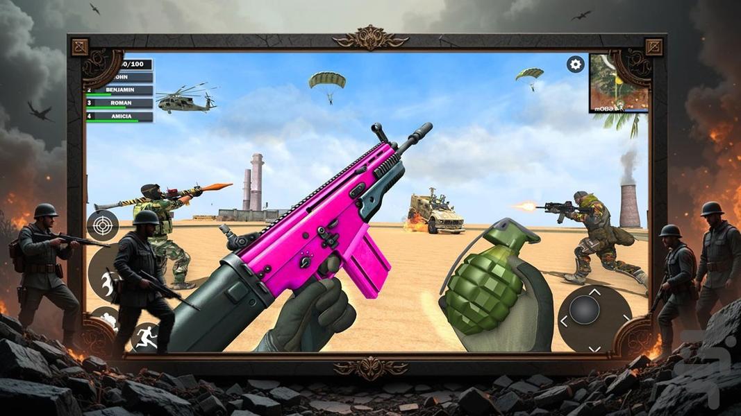 بازی جنگ جهانی - Gameplay image of android game