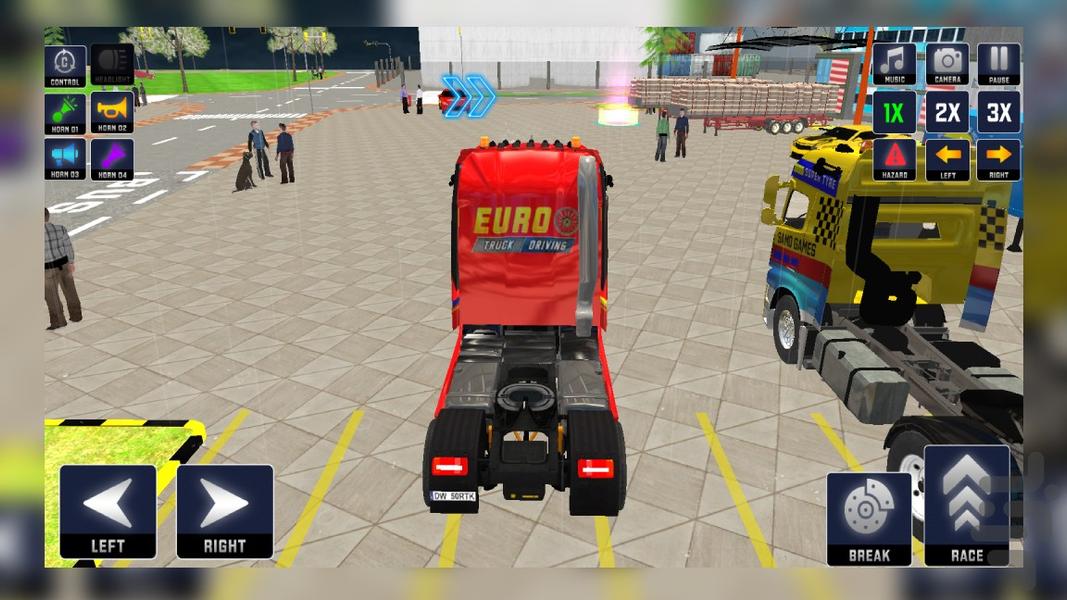بازی کامیون باربری - Gameplay image of android game