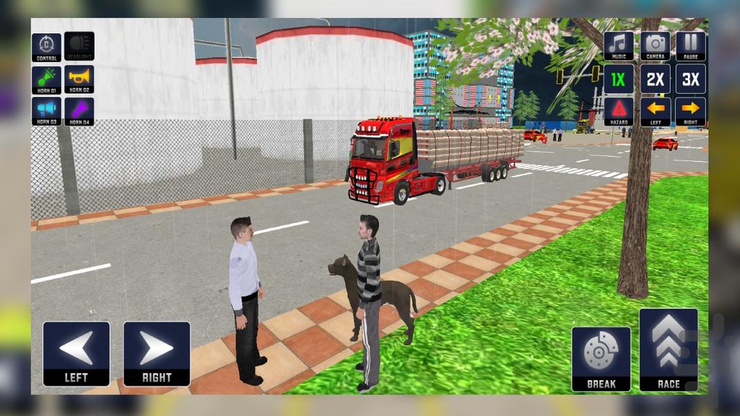 بازی کامیون باربری - Gameplay image of android game